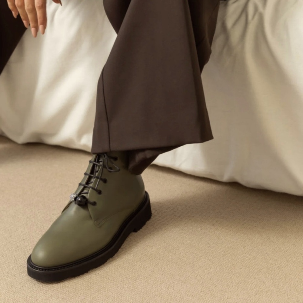 Dear Frances Park Boot (Khaki)